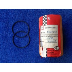 JUEGO SEGMENTOS ( 2 ) A 51,50 PARA BULTACOS DE 125 cc. ORIGINAL