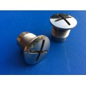 BULTACO METRALLA MK 2 JUEGO TORNILLOS HORQUILLA DELANTERA INOX M8