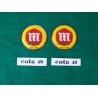 PEGATINAS LATERALES COTA 49 Y LOGOS MONTESA DEL DEPOSITO