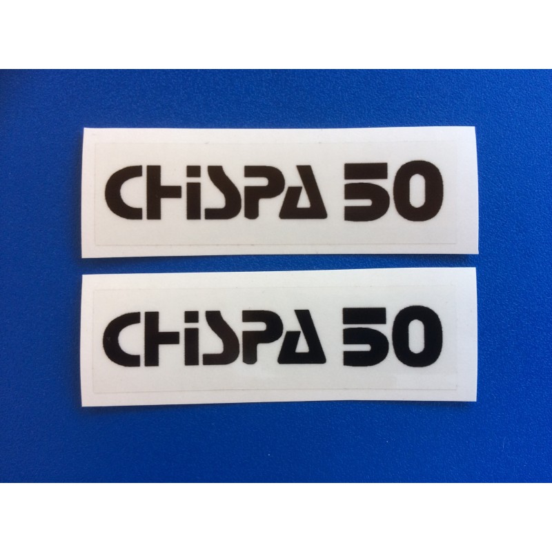 BULTACO "CHISPA 50" JUEGO ANAGRAMAS PARA DEPOSITO