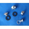 BULTACO KIT TORNILLOS INOX MOTORES 4 MARCHAS: 2 TORNILLOS LLENADO ACEITE, 1 TORNILLO VACIADO Y TAPON REGULADOR EMBRAGUE
