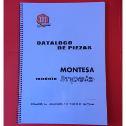 MONTESA IMPALA CATALOGO DE PIEZAS,  DESPIECE -COPIA DEL ORIGINAL
